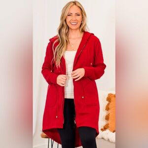 NWOT Chic Soul Red Jacket